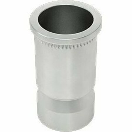BSC PREFERRED Low-Profile Rivet Nut Tin-Zinc Plated Aluminum 4-40 Internal Thread.355 Long, 10PK 98560A639